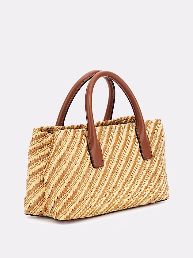 Simona raffia handbag - GUESS