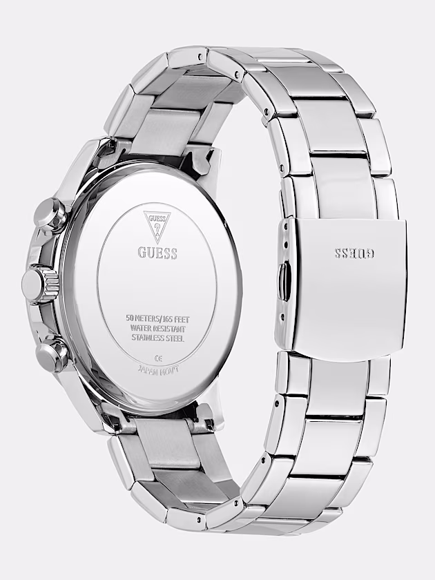 Stainless Steel analogue watch 44 mm - GUESS