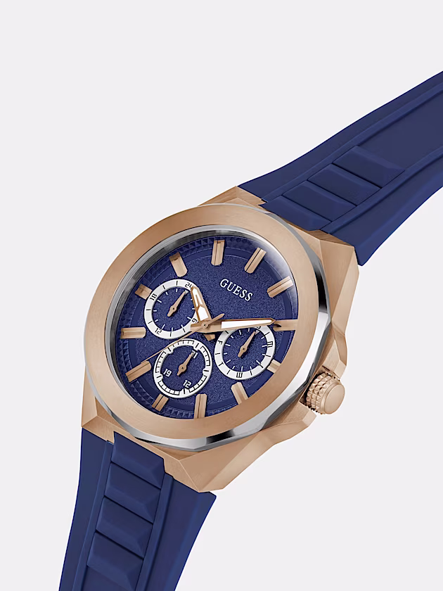 Silicone multi-function watch - GUESS