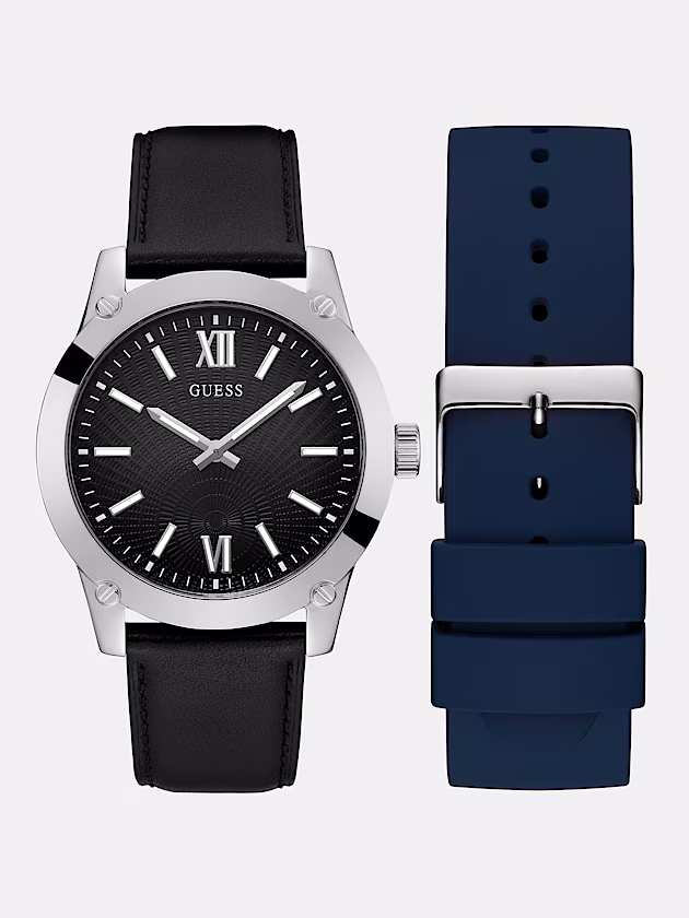 Analogue watch with interchangeable strap - GUESS