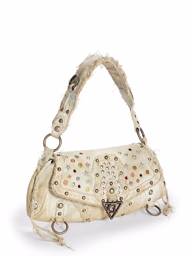 Denim shoulder bag - GUESS