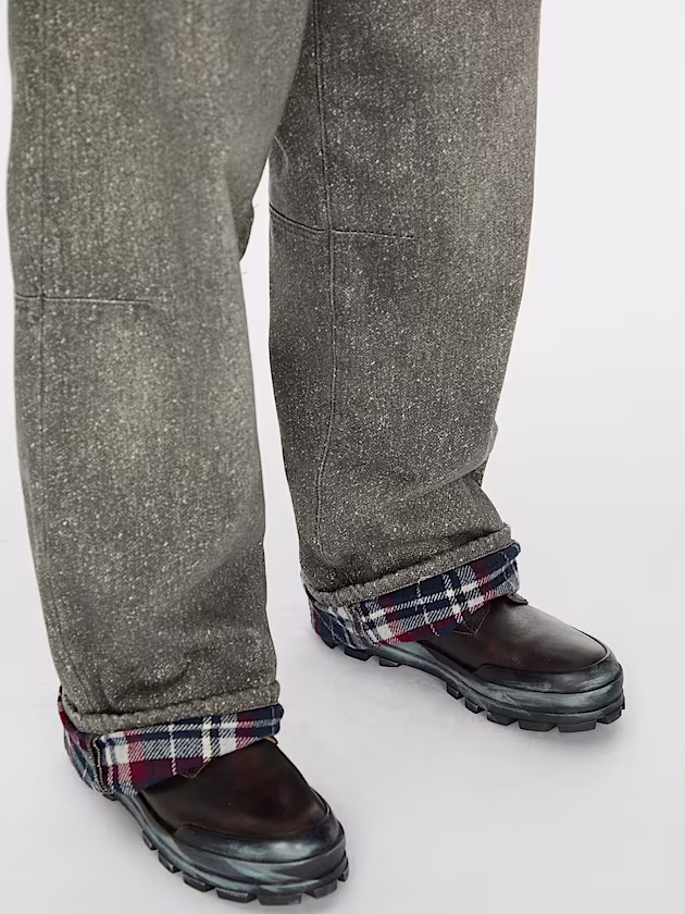 Mid rise relaxed denim pant - GUESS