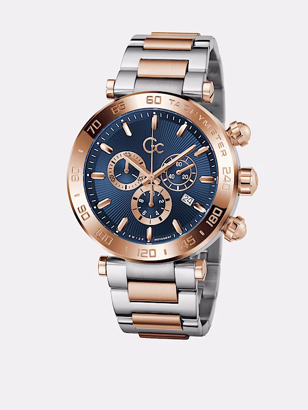 GC multi-function watch in stainless steel - GUESS