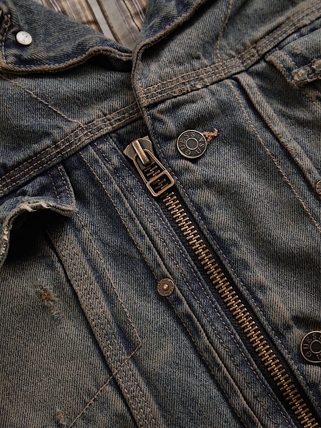 Zip denim jacket - GUESS