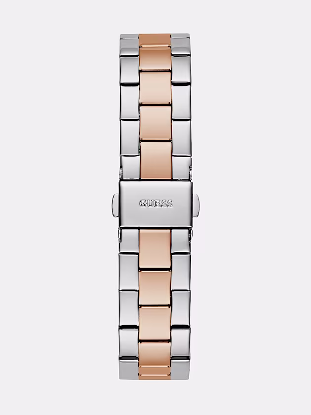 Analogue watch with crystal appliqué detailing - GUESS