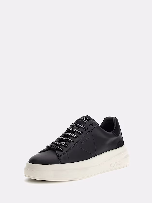 Elba sneakers with branded laces - GUESS
