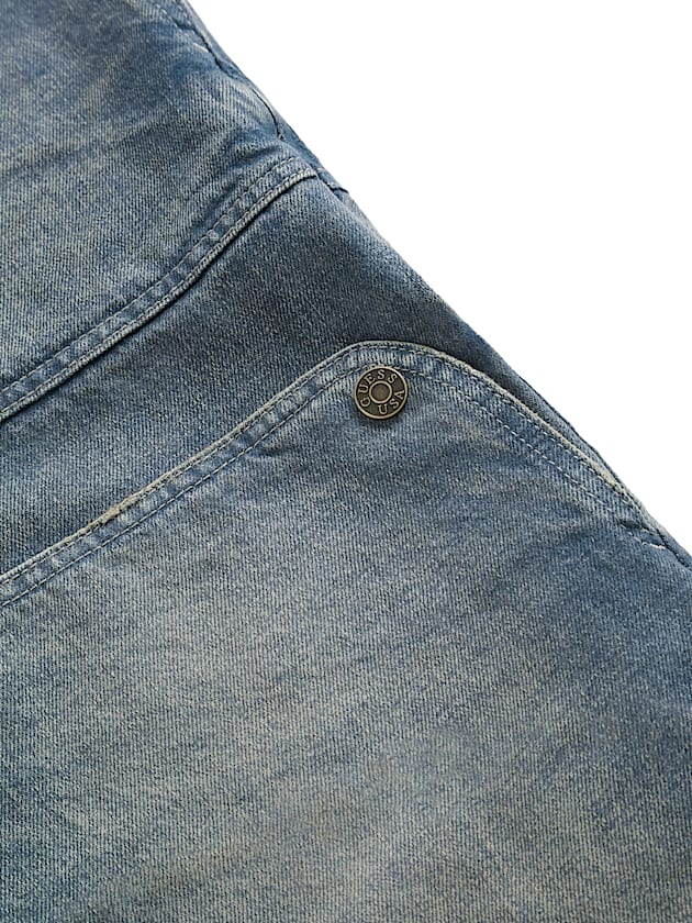 Mid rise relaxed denim shorts - GUESS