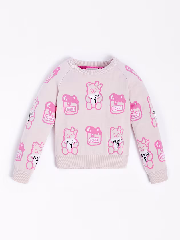 All over logo jacquard sweater - GUESS