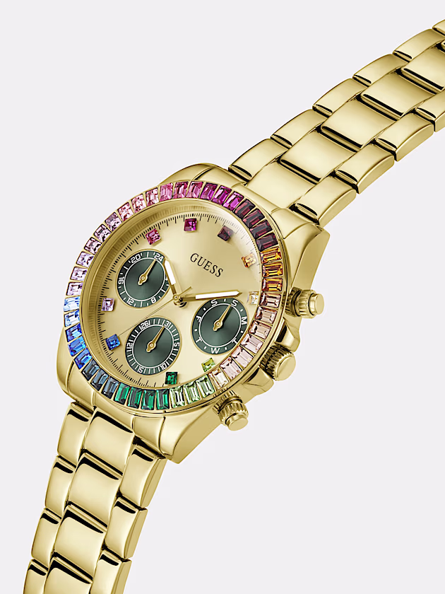 Multi-function crystal watch - GUESS