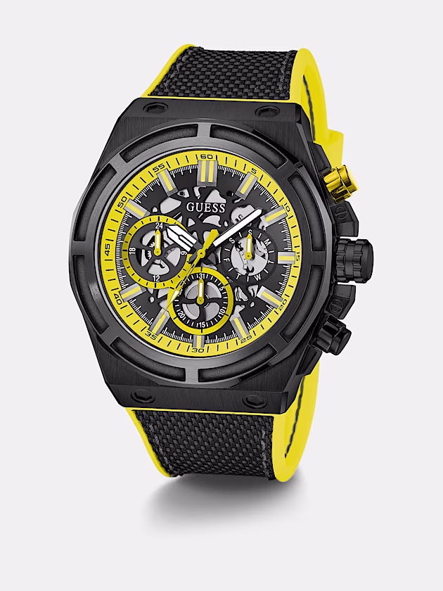 Silicone multi-function watch - GUESS