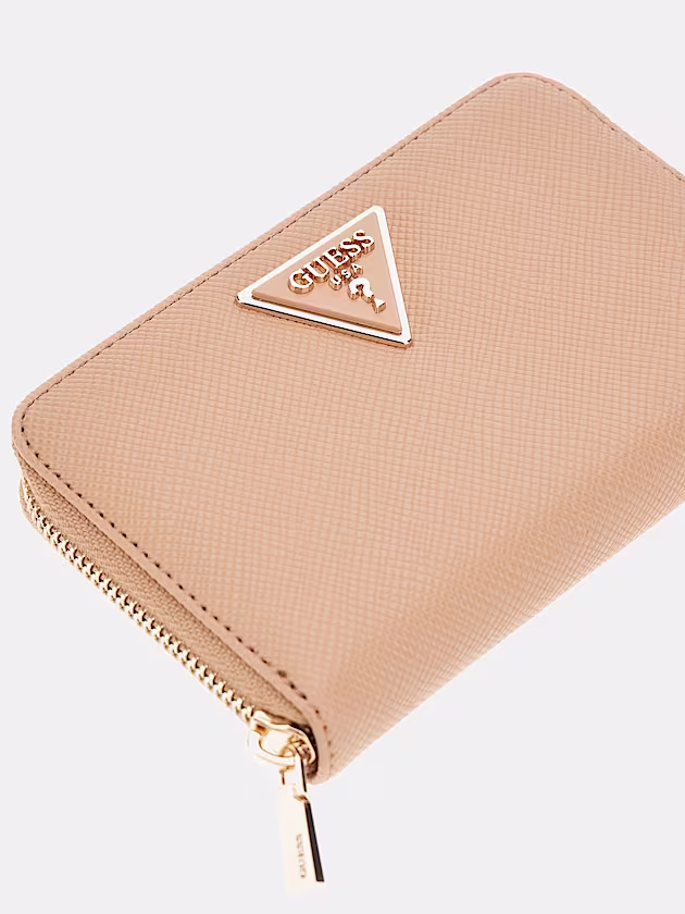 Laurel saffiano mini wallet - GUESS