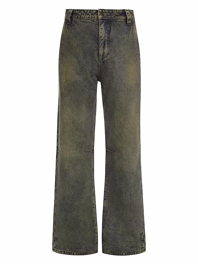 Mid rise relaxed denim pant - GUESS