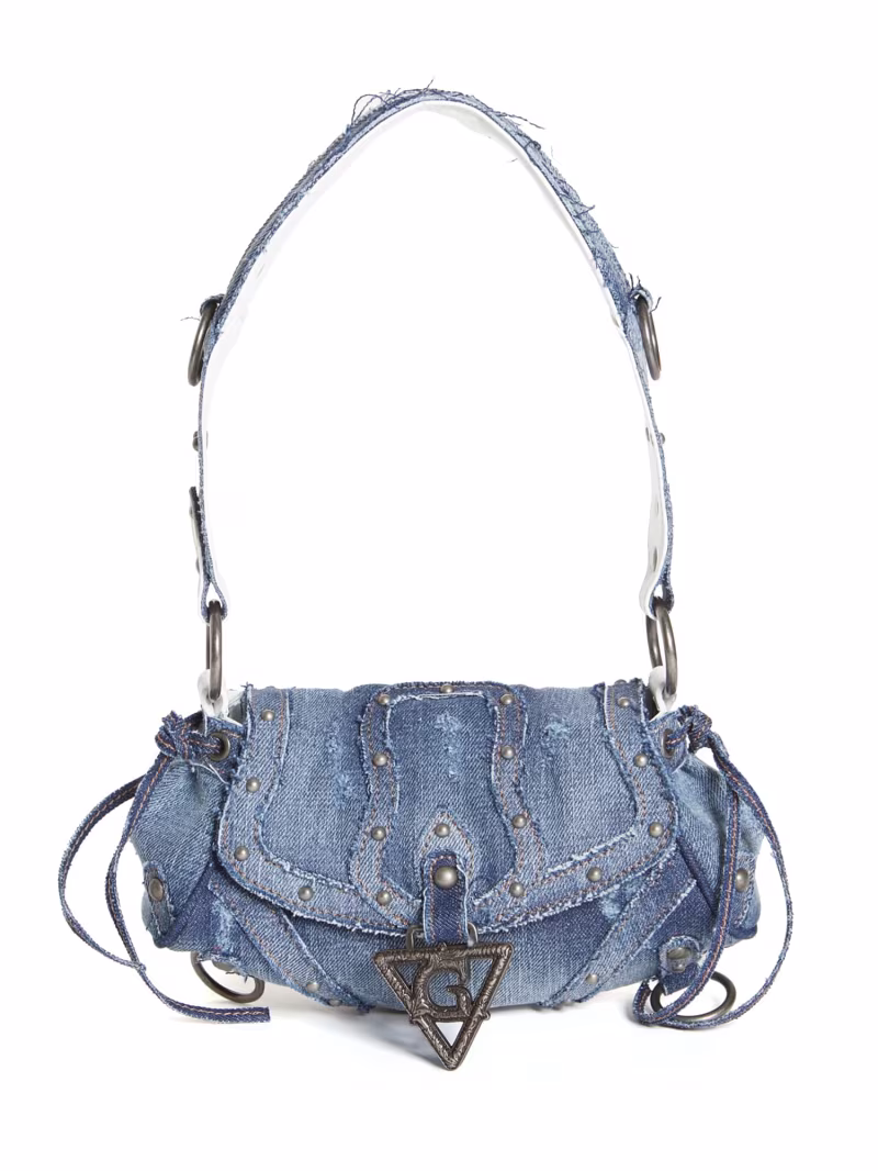 Denim shoulder bag - GUESS