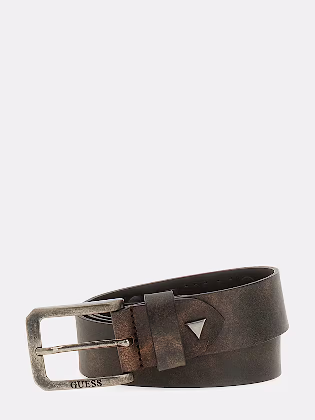 Coimbra genuine leather belt - GUESS