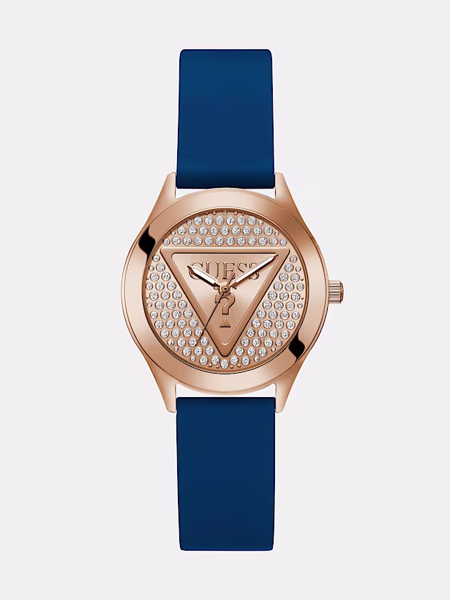 Crystal appliqué analogue watch - GUESS