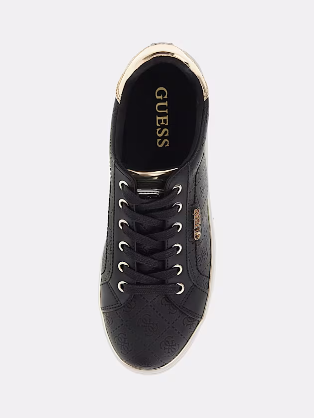 Beckie debossed 4G logo sneaker - GUESS