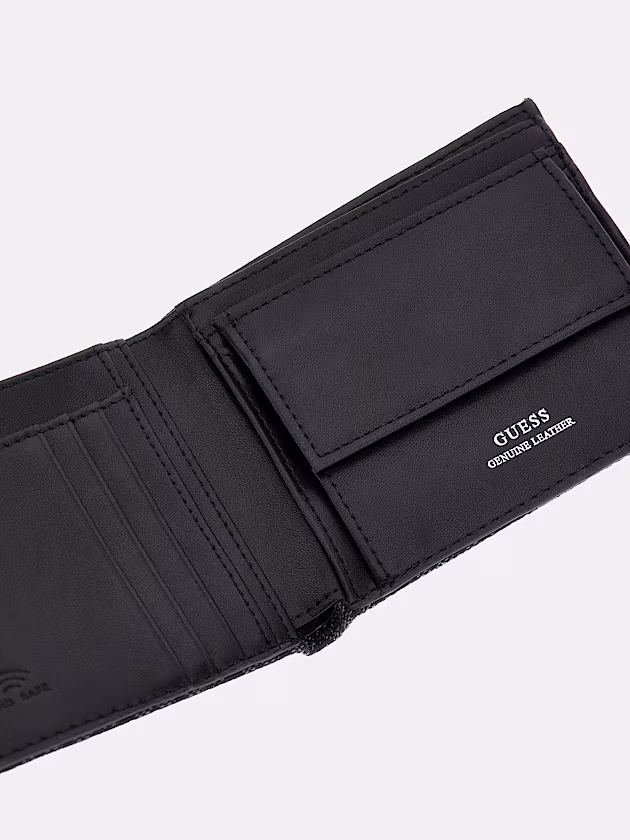Madrid 4G logo print wallet - GUESS