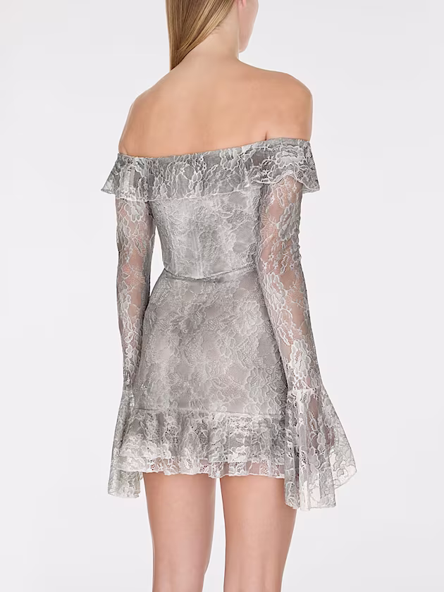 Lace corset mini dress - GUESS