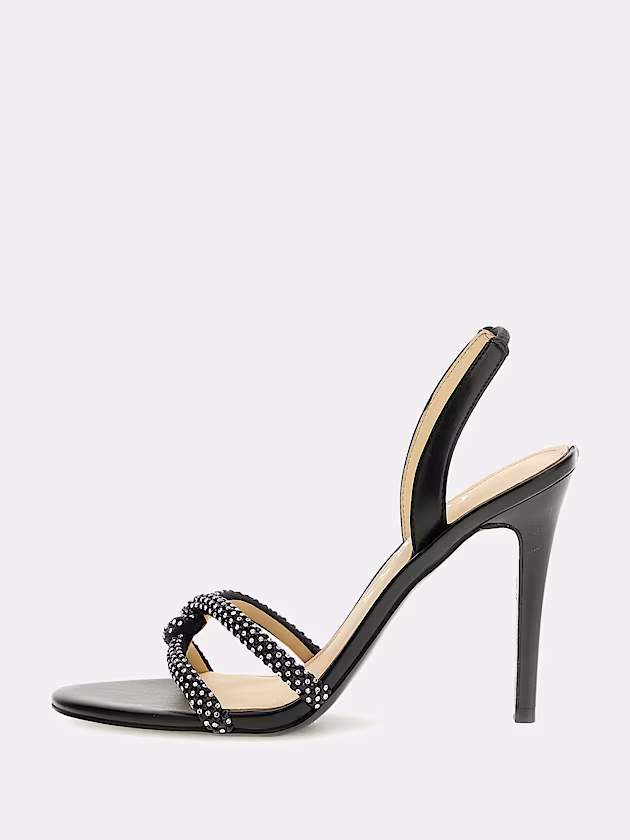 Naomis rhinestone sandals - GUESS