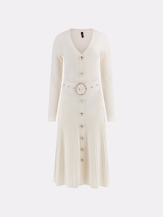 Marciano ribbed midi sweater dress - GUESS