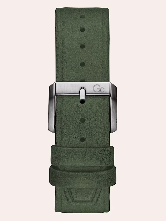 GC leather chronograph watch - GUESS