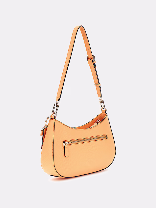 Noelle Saffiano Shoulder Bag - GUESS
