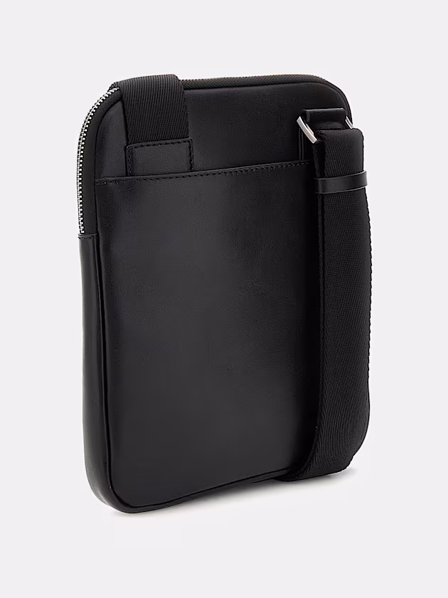 Firenze genuine leather mini crossbody - GUESS