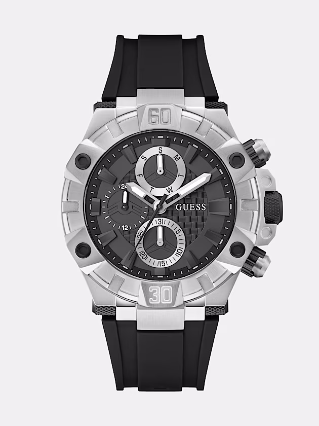 Silicone multi-function watch - GUESS