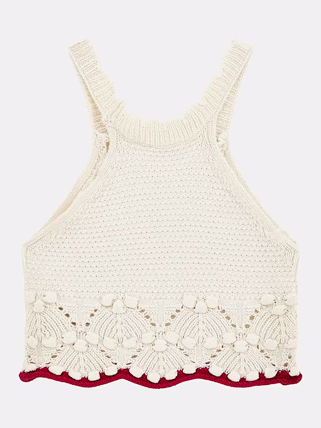 Crochet tank top - GUESS