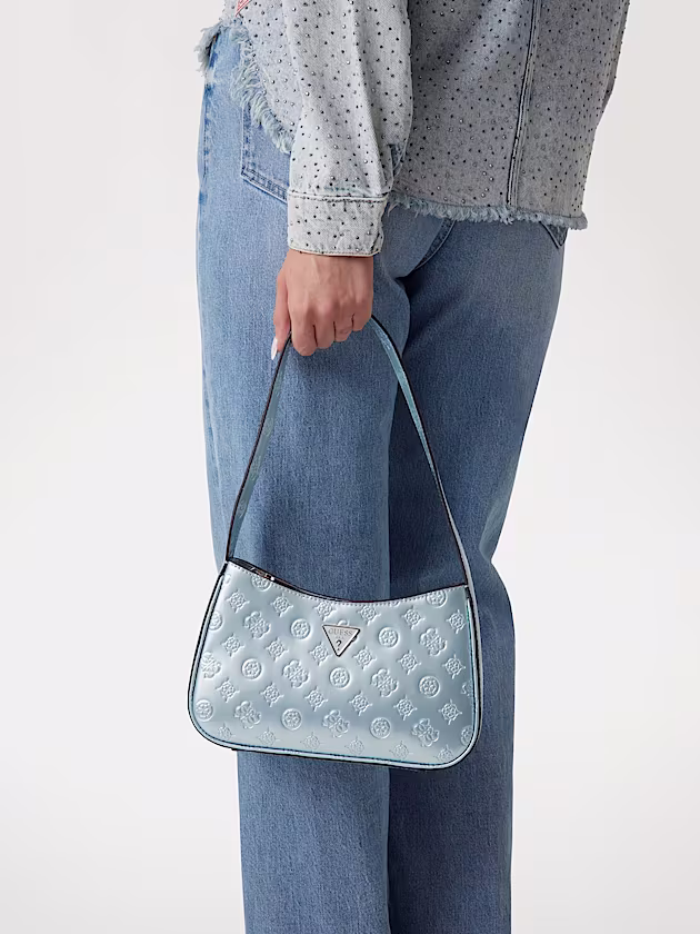 Arnela 4G Peony Logo Shoulder Bag - GUESS