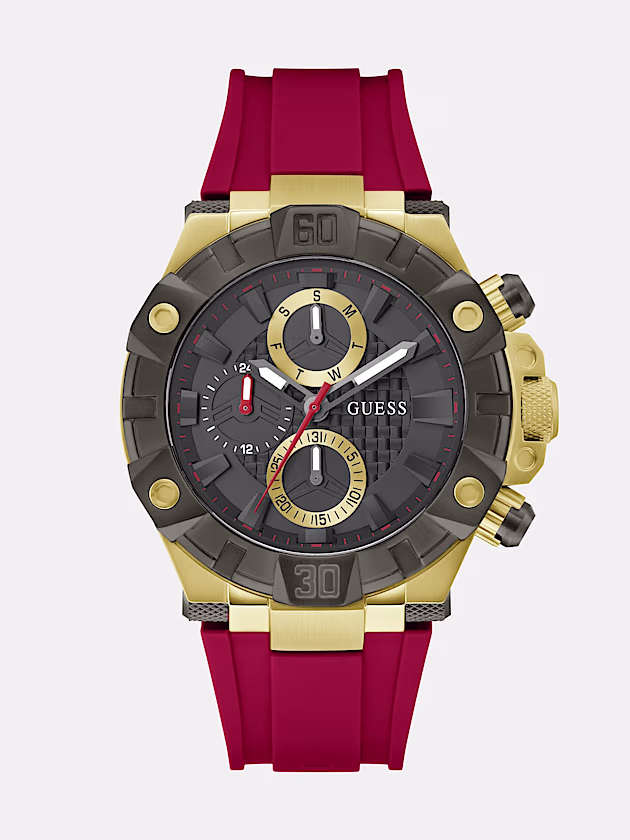 Silicone multi-function watch - GUESS
