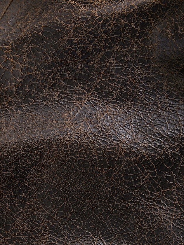 Leather regular pant - GUESS