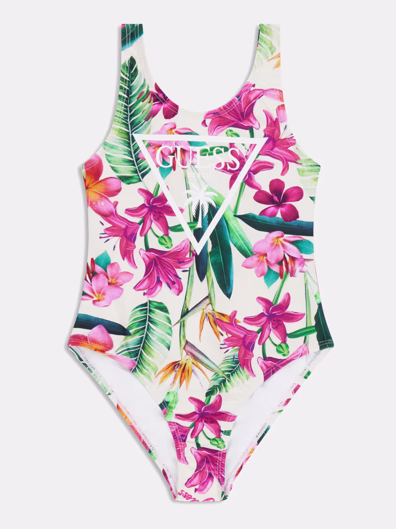 Triangle logo one piece sweamsuit - GUESS