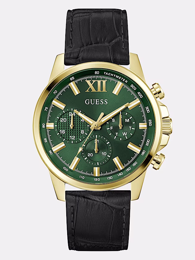 Leather multi-function watch 44 mm - GUESS