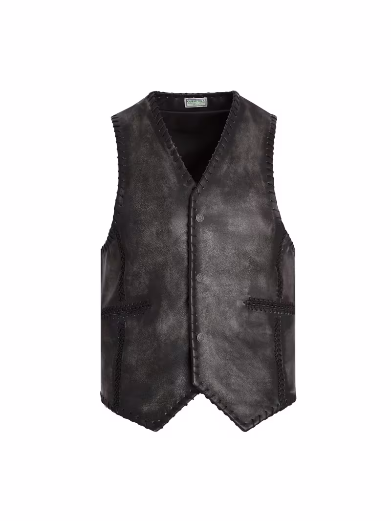 Leather vest - GUESS