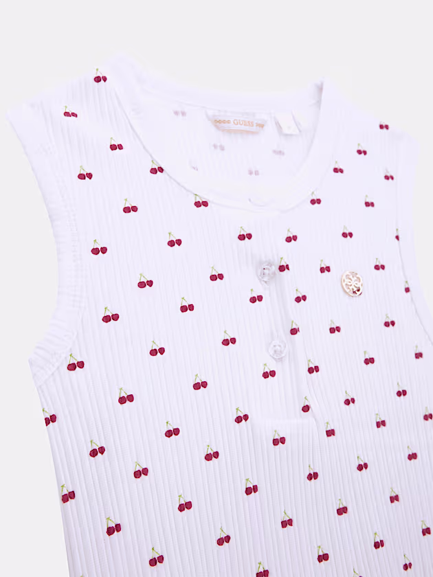Cherry rib knit top - GUESS