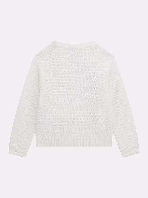 Embroidered heart sweater - GUESS