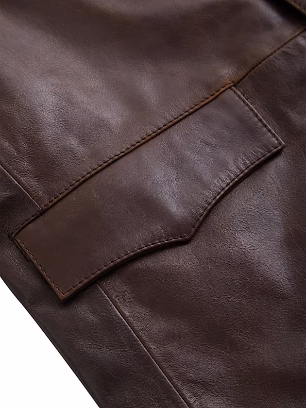 Leather blazer - GUESS