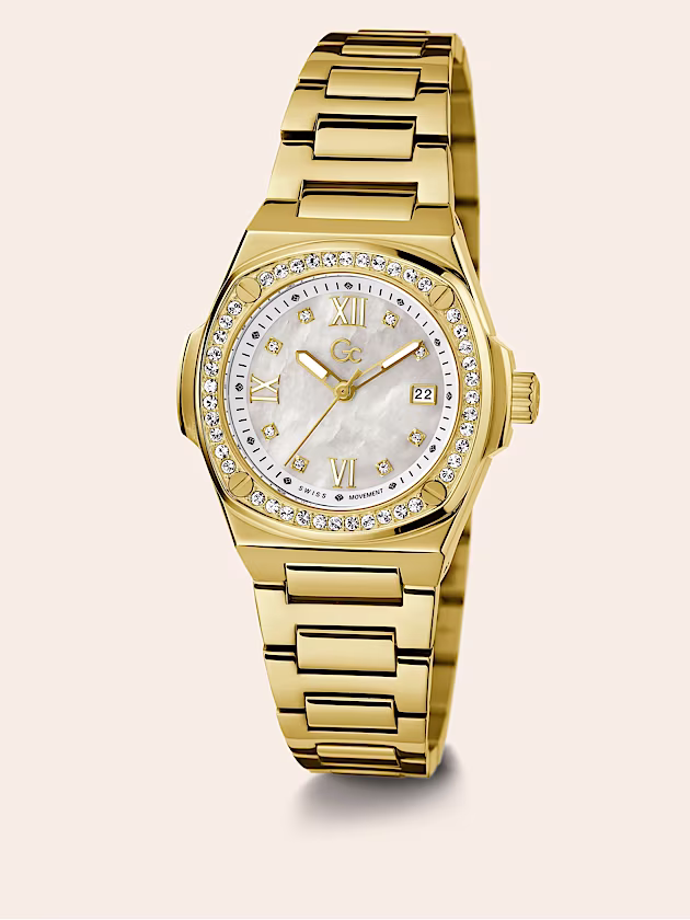 GC stainless steel quartz watch - GUESS