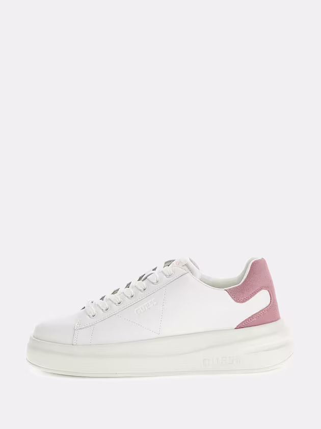 Elbina genuine leather sneakers - GUESS