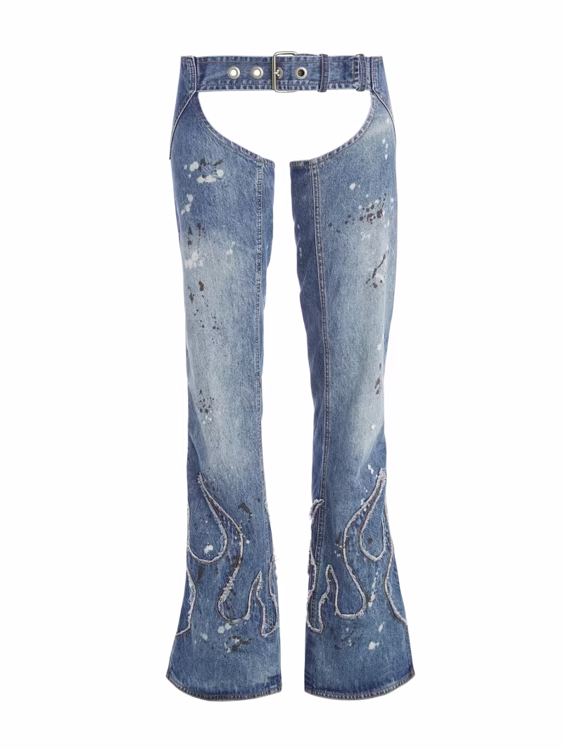 Denim chaps pant - GUESS