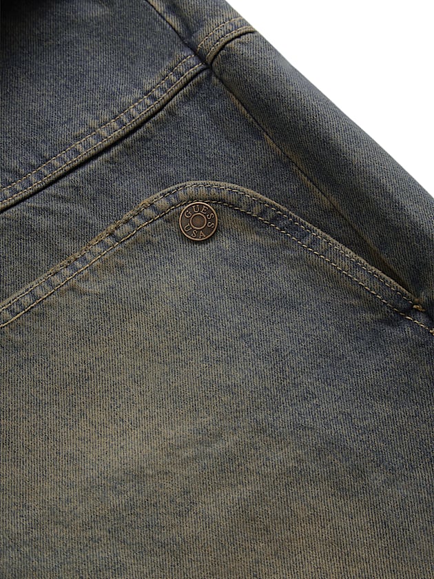 Mid rise relaxed denim shorts - GUESS