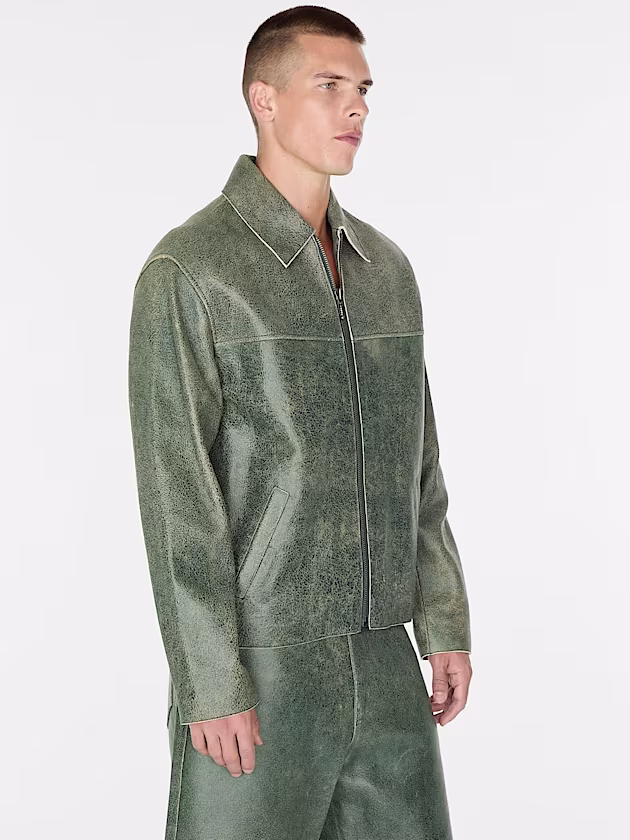 Genuine leather jacket - GUESS