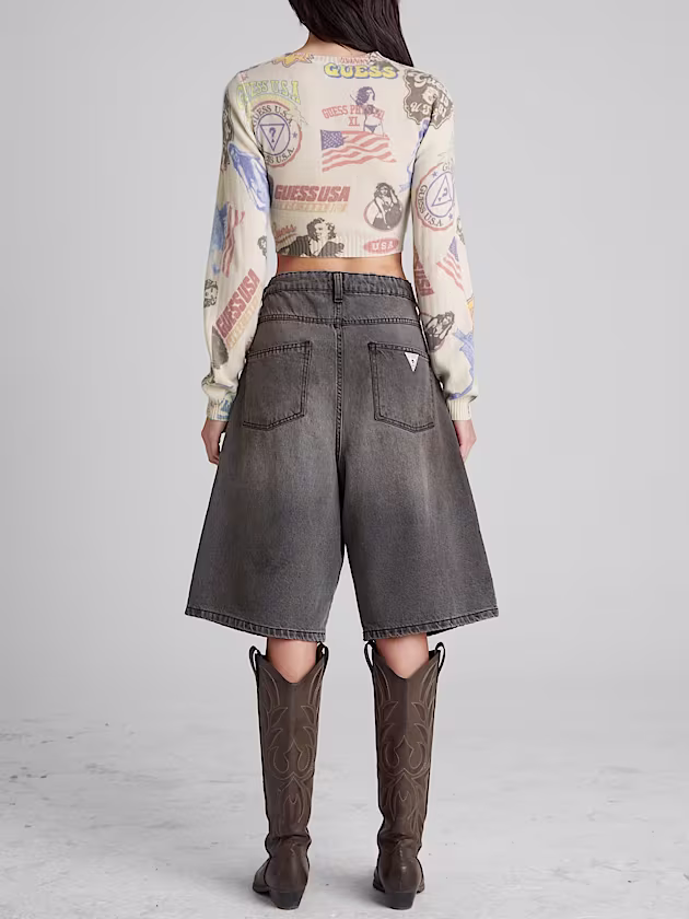 Printed Cashmere Sweater - GUESS