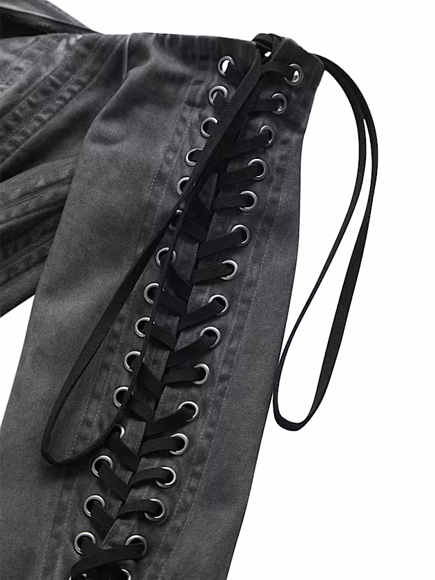 Lace-up mini dress - GUESS