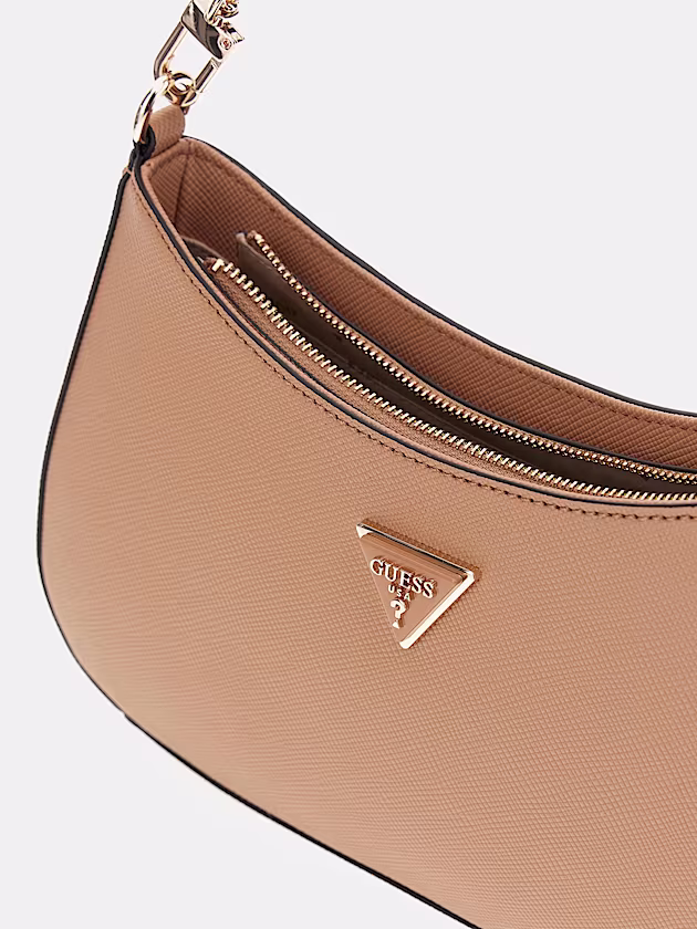 Noelle Saffiano Shoulder Bag - GUESS