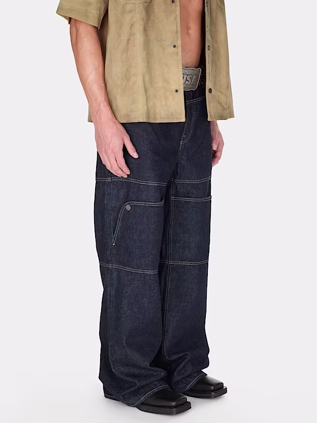 Relaxed utility jeans - GUESS