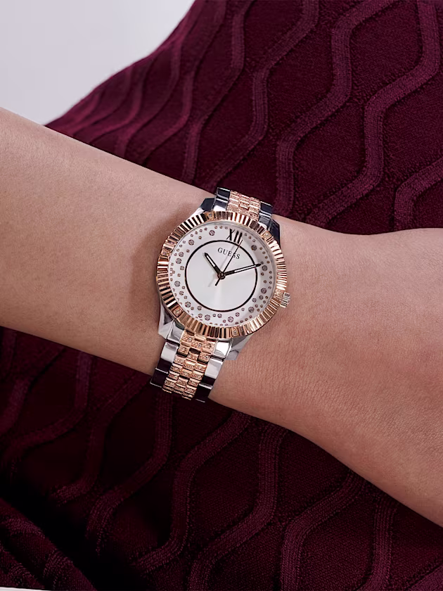 Crystal analogue watch - GUESS