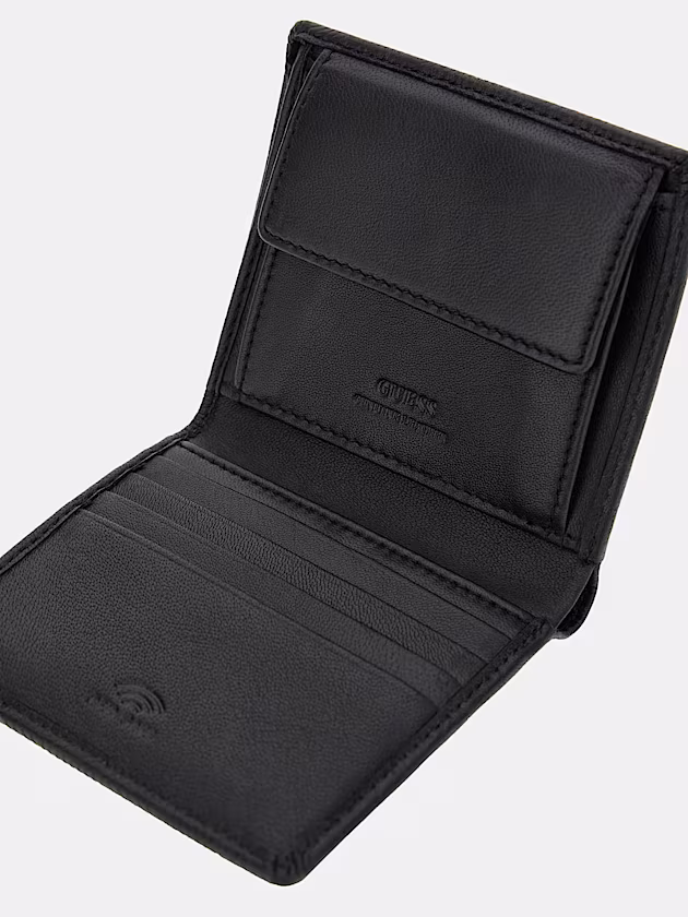 Madrid genuine leather wallet - GUESS