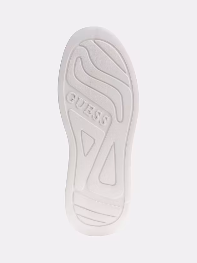 Elba leather-blend sneaker - GUESS